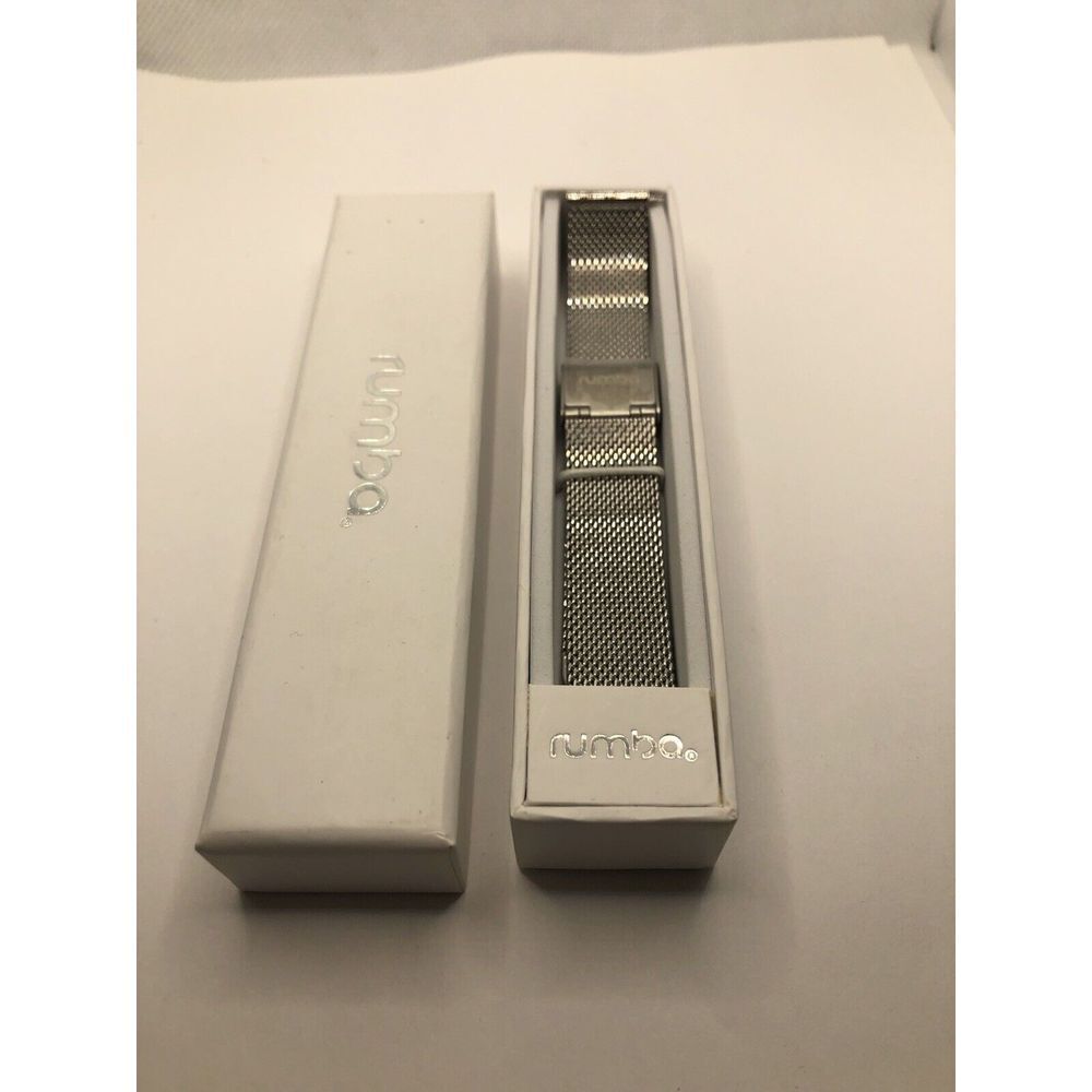 Rumba Mesh Silver Band Replacement Stainless Steel In Box PY22